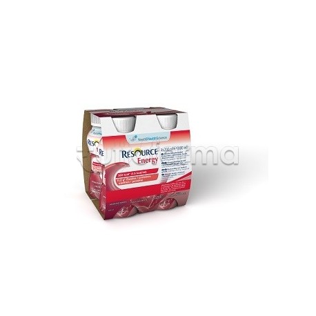 Resource Energy per Integrazione Energetica 4 Bottiglie da 200ml Resource Energy per Integrazione Energetica 4 Bottiglie da 200ml