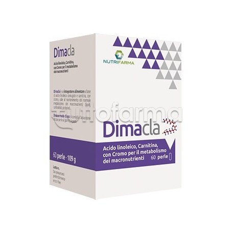 Dimacla Integratore per Perdita Peso 60 Perle