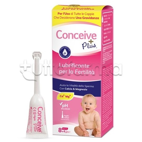 Conceive Plus Lubrificante Fertilità 8 Applicatori X 4g Conceive Plus Lubrificante Fertilità 8 Applicatori X 4g