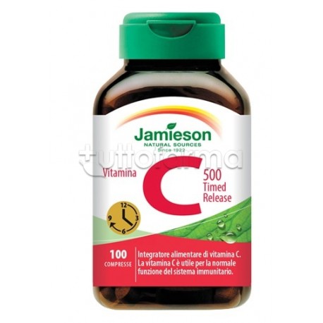 Jamieson Vitamina C 500 Integratore Energizzante 100 Compresse