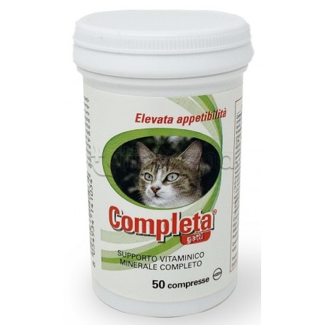 Completa Gatti per Benessere Generale 50 Compresse Barattolo 25 G Completa Gatti per Benessere Generale 50 Compresse Barattolo 25 G
