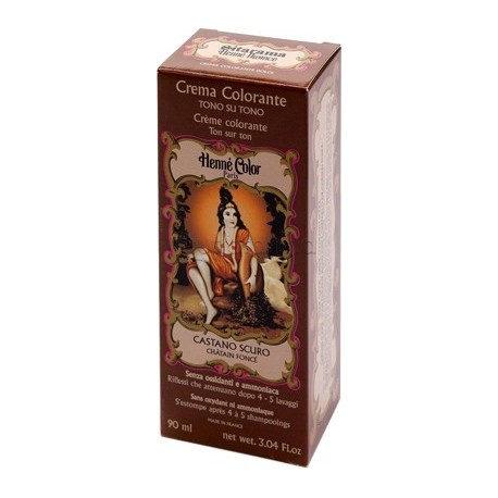 Henne Color Henne Nuance Castano Scuro per Capelli 90ml Henne Color Henne Nuance Castano Scuro per Capelli 90ml