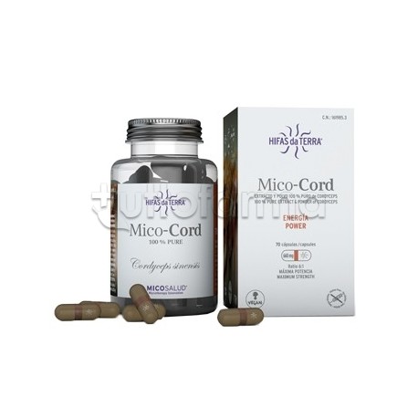 barattolo Mico Cord Integratore per Difese Immunitarie 70 Capsule barattolo Mico Cord Integratore per Difese Immunitarie 70 Capsule