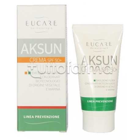 Eucare Aksun Crema Solare Spf 50+ 50ml Eucare Aksun Crema Solare Spf 50+ 50ml