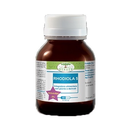 Renaco Rhodiola 5 Integratore per Umore 60 Capsule Renaco Rhodiola 5 Integratore per Umore 60 Capsule