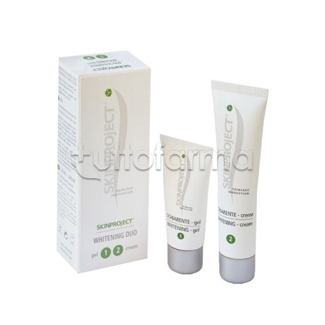 Skinproject Duo Schiarente trattamento antimacchie per pelle uniforme crema 40ml + gel 20ml