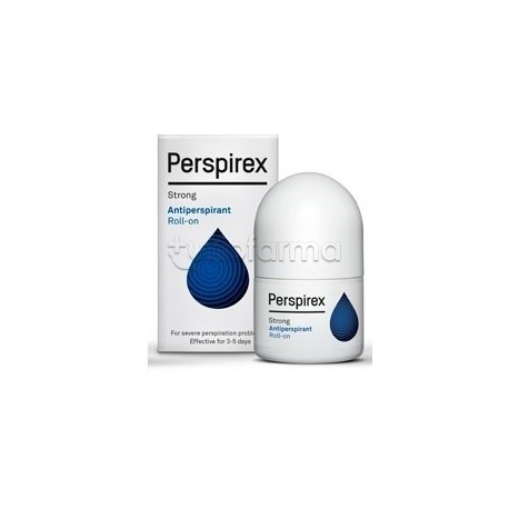 Perspirex Strong Roll On Antitraspirante per Cattivi Odori Roll 20ml Perspirex Strong Roll On Antitraspirante per Cattivi Odori Roll 20ml