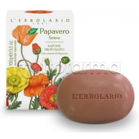 L'Erbolario Papavero Soave Sapone Mani 1 Pezzo 100g L'Erbolario Papavero Soave Sapone Mani 1 Pezzo 100g