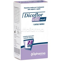 Dicoflor Elle Med Integratore per Flora Vaginale 7 Capsule