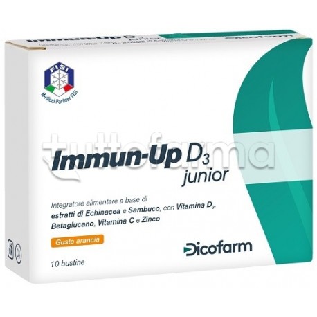 Immun Up D3 Junior Integratore per Bambini 10 Bustine