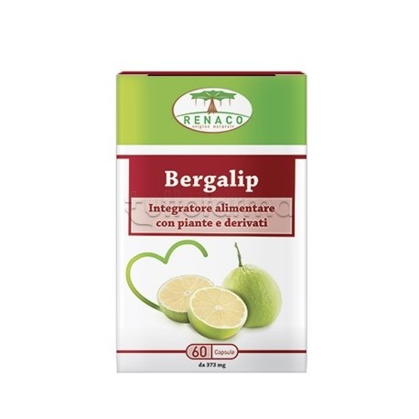 Renaco Bergalip Integratore per Glicemia 60 Capsule Renaco Bergalip Integratore per Glicemia 60 Capsule