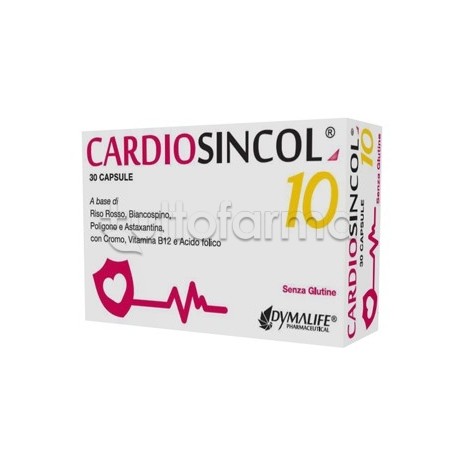 Cardiosincol 10 integratore per colesterolo e cuore 30 capsule Cardiosincol 10 integratore per colesterolo e cuore 30 capsule