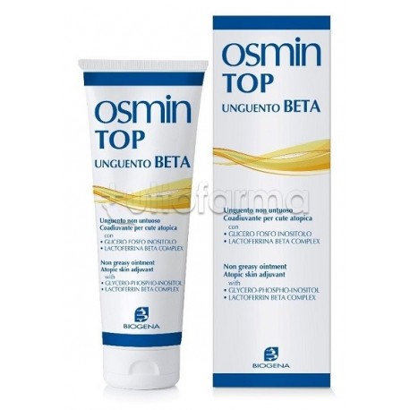 flacone di Osmin Top Unguento Beta Crema per Arrossamenti e Prurito 90ml flacone di Osmin Top Unguento Beta Crema per Arrossamenti e Prurito 90ml