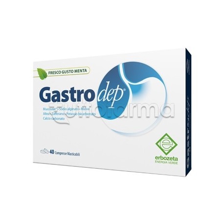Erbozeta Gaastrodep Integratore per Stomaco 40 Compresse Erbozeta Gaastrodep Integratore per Stomaco 40 Compresse