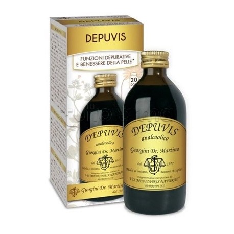 Dr Giorgini Depuvis Liquido Analcolico Integratore Depurativo 200ml Dr Giorgini Depuvis Liquido Analcolico Integratore Depurativo 200ml