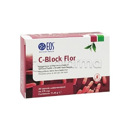 Eos C-Block Flor per Benessere Intestinale 30 Capsule Eos C-Block Flor per Benessere Intestinale 30 Capsule