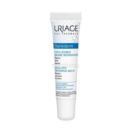 Uriage Barierderm Cica-Levres Balsamo Labbra per Labbra Screpolate 15ml Uriage Barierderm Cica-Levres Balsamo Labbra per Labbra Screpolate 15ml
