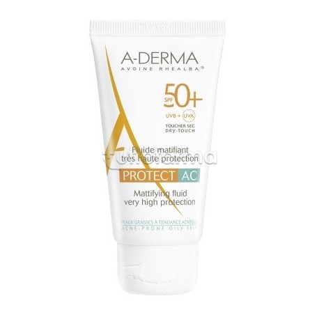 A-Derma Protect AC Fluido Opacizzante SPF50+ 40ml