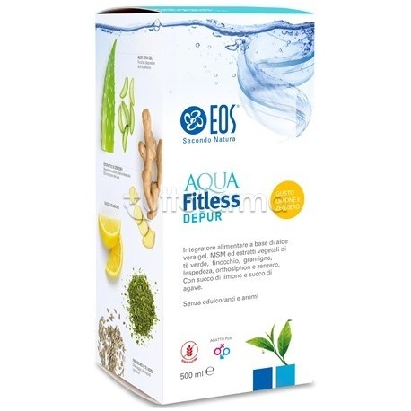 Eos Aqua Fitless Depur Integratore Drenante 500ml Eos Aqua Fitless Depur Integratore Drenante 500ml