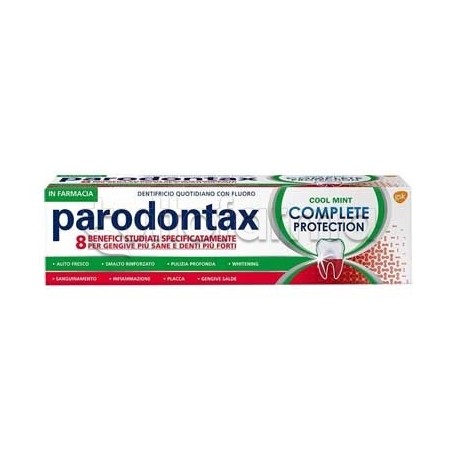 Parodontax Complete Protection Cool Mint Dentifricio per Disturbi Gengivali 75ml