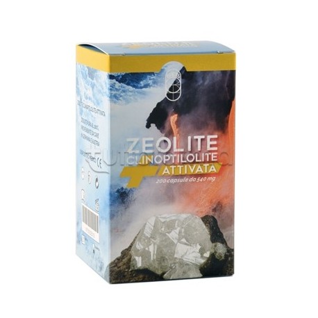 Zeolite Clinoptilolite Attiva Suprema Integratore Ricostituente 200 Capsule