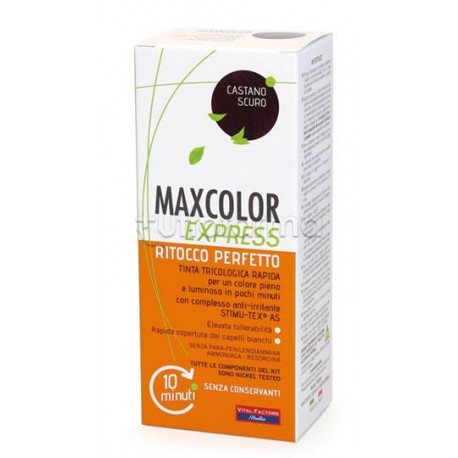 Max Color Express Castano Scuro per Copertura Capelli Bianchi Rapida 80 ml Max Color Express Castano Scuro per Copertura Capelli Bianchi Rapida 80 ml