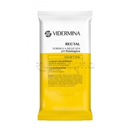 Vidermina Rectal Salviettine per Igiene Anale 15 Pezzi Vidermina Rectal Salviettine per Igiene Anale 15 Pezzi