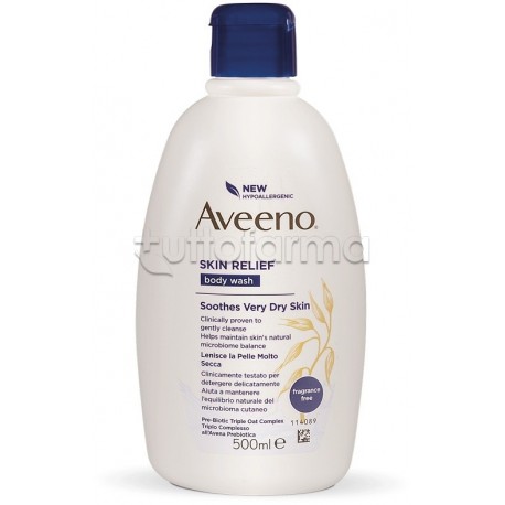 Aveeno Skin Relief Wash Bagno Doccia 500ml