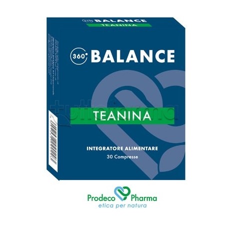 360 Balance Teanina Integratore Rilassante 30 Compresse