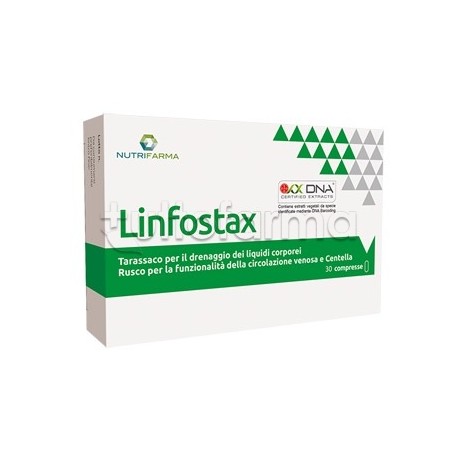 Linfostax Integratore per Drenaggio dei Liquidi 30 Compresse