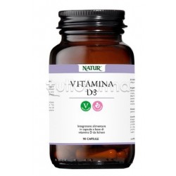 Natur Vitamin D3 Integratore Ricostituente 90 Capsule
