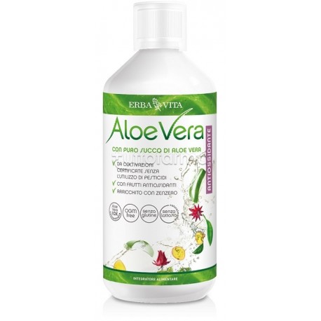 Erba Vita Aloe Vera Puro Succo Integratore Depurativo 1 Litro Erba Vita Aloe Vera Puro Succo Integratore Depurativo 1 Litro