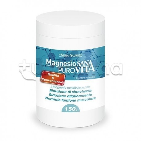 Sanavita Magnesio Puro Integratore di Magnesio 150g Sanavita Magnesio Puro Integratore di Magnesio 150g