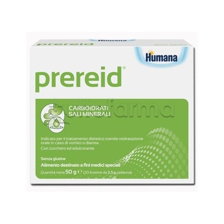 Prereid Bustine Humana per Equilibrio Idrosalino 20 Bustine Prereid Bustine Humana per Equilibrio Idrosalino 20 Bustine