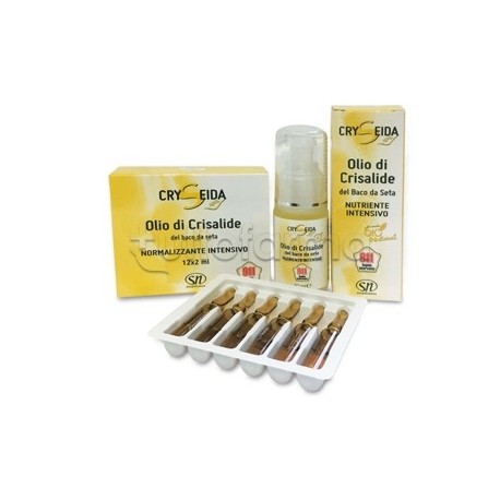 Cryseida Olio di Crisalide Integratore per Invecchiamento Pelle 12 Fiale da 2ml Cryseida Olio di Crisalide Integratore per Invecchiamento Pelle 12 Fiale da 2ml