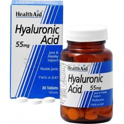 HealthAid Hyaluronic Acid 55mg Acido Ialuronico 30 Compresse