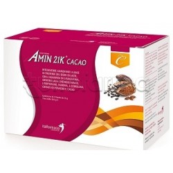 Amin 21K Cacao Integratore Energizzante 21 Bustine Amin 21K Cacao Integratore Energizzante 21 Bustine