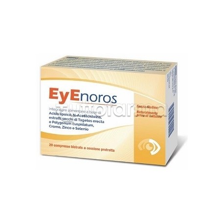 Eyenoros Integratore per Salute degli Occhi e Protezione Ossidativa 20 Compresse Eyenoros Integratore per Salute degli Occhi e Protezione Ossidativa 20 Compresse
