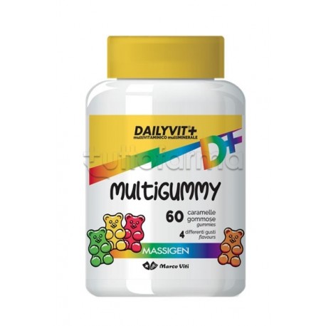 Marco Viti Massigen Daily Multigummy Integratore Vitaminico 60 Caramelle