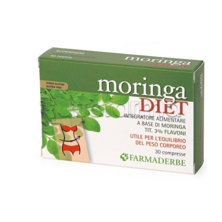 Moringa Diet integratore naturale per controllo peso e metabolismo 30 compresse Moringa Diet integratore naturale per controllo peso e metabolismo 30 compresse