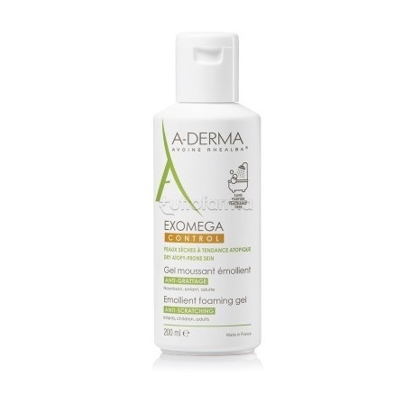Exomega Control Gel detergente emolliente per pelli secche e atopiche 200ml Exomega Control Gel detergente emolliente per pelli secche e atopiche 200ml