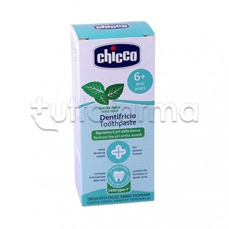 Chicco Dentifricio Menta da 6 Anni 50ml Chicco Dentifricio Menta da 6 Anni 50ml