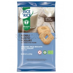 Probios Rice&Rice Biscotti Nobili allo Yogurt Senza Glutine 250g