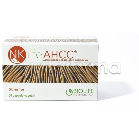 Nkife Ahcc Integratore per Difese Immunitarie 60 Capsule