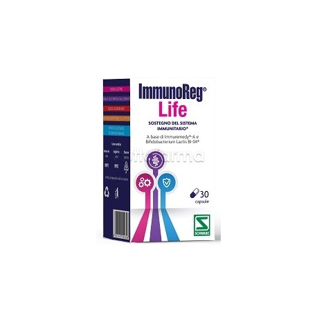 ImmunoReg Life Integratore per Difese Immunitarie 30 Capsule ImmunoReg Life Integratore per Difese Immunitarie 30 Capsule