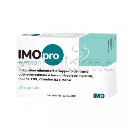 IMOpro Entero Integratore per Benessere Intestinale 30 Capsule IMOpro Entero Integratore per Benessere Intestinale 30 Capsule