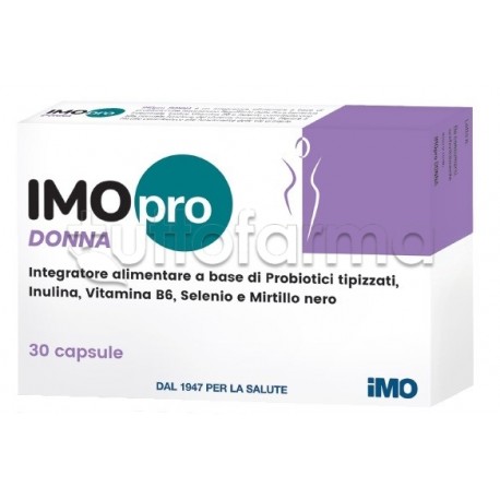 IMOpro Donna Integratore per Benessere Intimo 30 Capsule IMOpro Donna Integratore per Benessere Intimo 30 Capsule