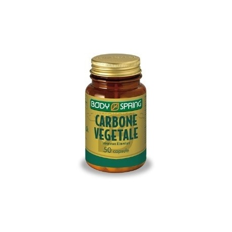 Body Spring Carbone Vegetale Integratore Digestivo 50 Capsule