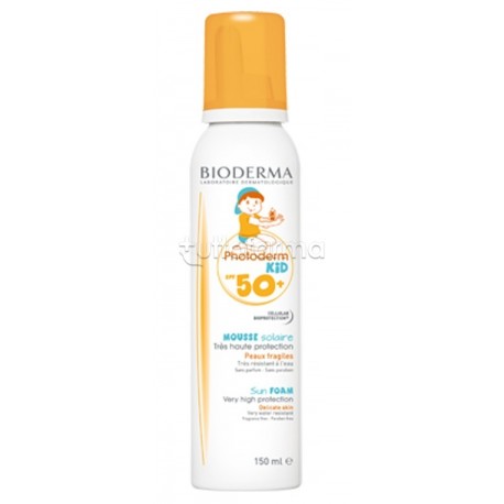 Photoderm Kid Mousse SPF 50+ solare bambini alta protezione 150ml Photoderm Kid Mousse SPF 50+ solare bambini alta protezione 150ml