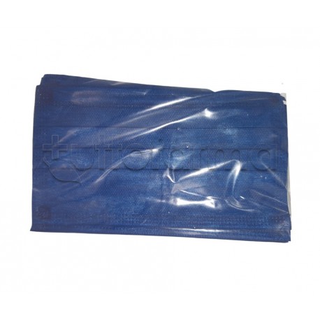 Mascherina Chirurgica Monouso a Triplo Strato My Mask Pro Cobalto - Confezione 10 Pezzi - 20 Centesimi a Mascherina